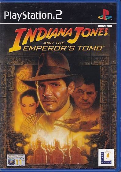 Indiana Jones and the Emperors Tomb - PS2 - Without Manual (B Grade) (Used) (Eng)